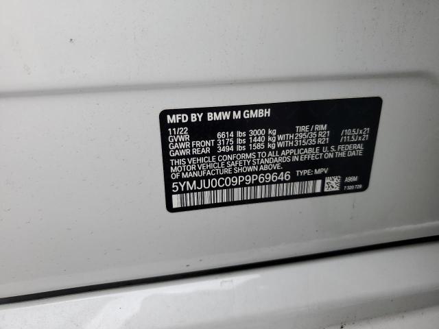 5YMJU0C09P9P69646 BMW X5 M