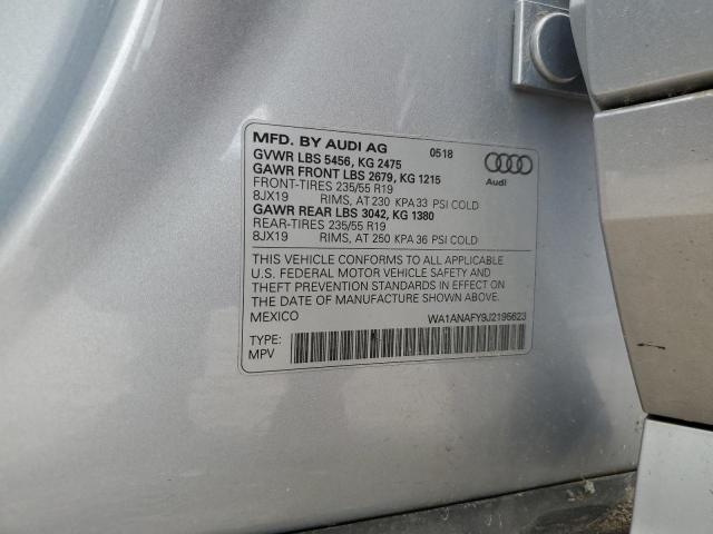 WA1ANAFY9J2195623 Audi Q5 PREMIUM