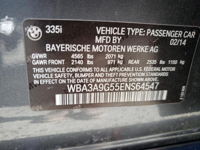 WBA3A9G55ENS64547 BMW 335 I