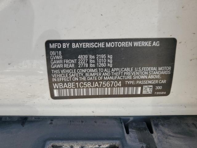 WBA8E1C58JA756704 BMW 330e
