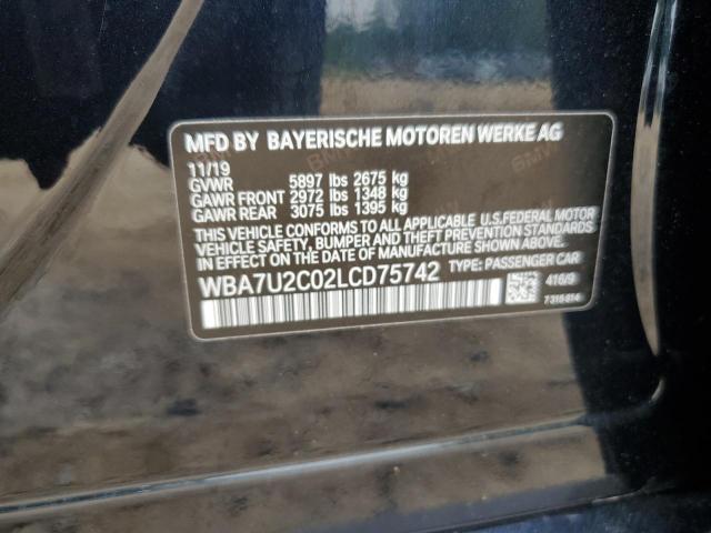 WBA7U2C02LCD75742 BMW 750 Xi