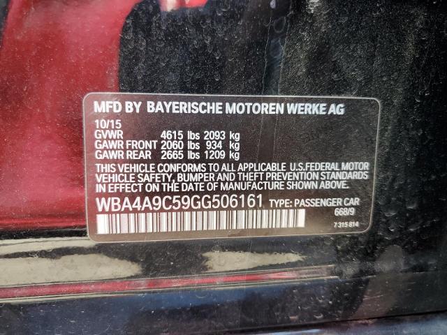 WBA4A9C59GG506161 BMW 428 I Gran Coupe Sulev