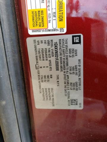 1GKKVNED1FJ356998 GMC ACADIA SLE