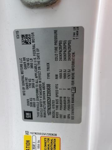 1GTN2UEC5FZ283638 GMC Sierra K1500 Sle