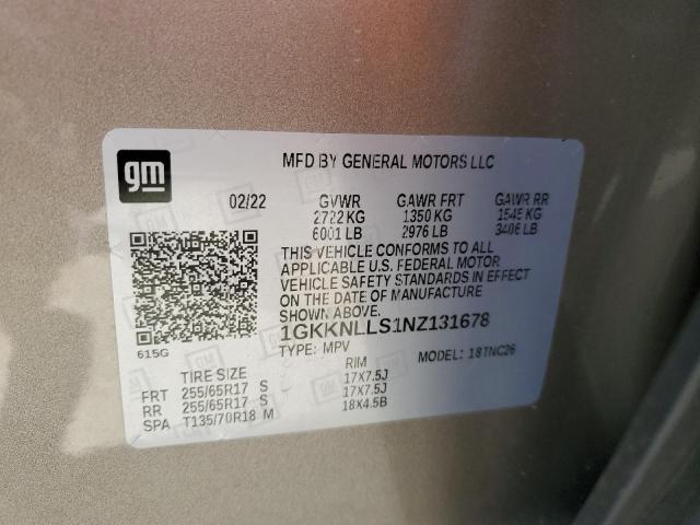 1GKKNLLS1NZ131678 GMC Acadia At4