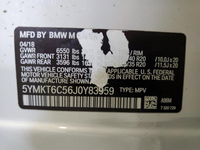 5YMKT6C56J0Y83959 BMW X5 M