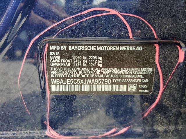 WBAJE5C5XJWA95790 BMW 540 I