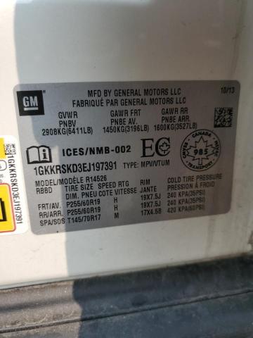 1GKKRSKD3EJ197391 GMC Acadia Slt-2