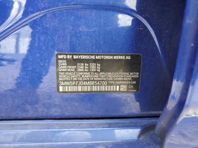 3MW5P7J04M8B54700 BMW 330e