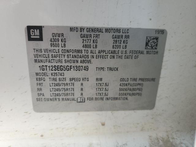 1GT12SEG5GF130749 GMC Sierra K2500 Sle