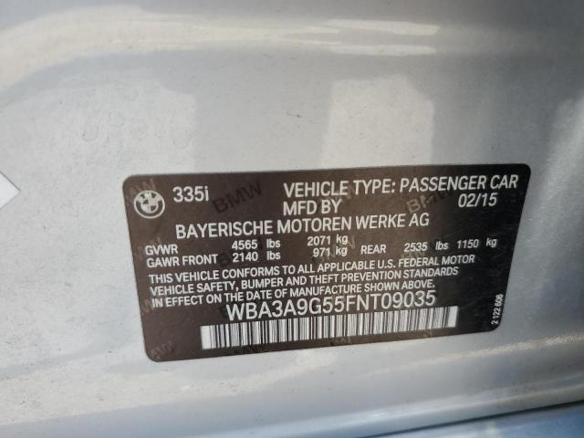 WBA3A9G55FNT09035 BMW 335 I
