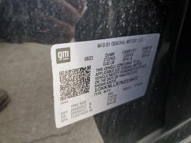 1GKKNLLS7NZ116473 GMC Acadia At4