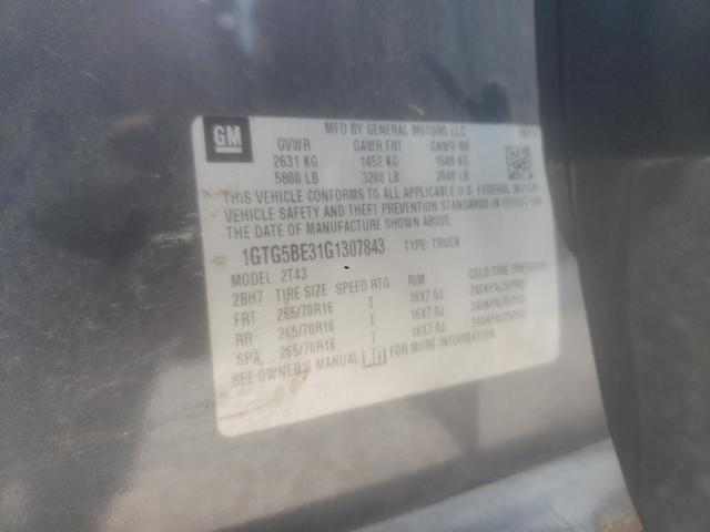 1GTG5BE31G1307843 GMC Canyon