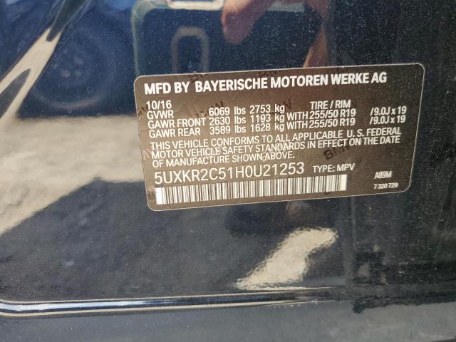 5UXKR2C51H0U21253 BMW X5 Sdrive35i