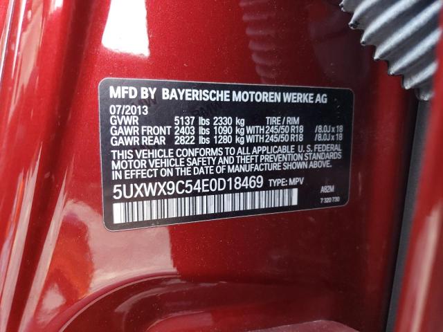 5UXWX9C54E0D18469 BMW X3 Xdrive28i