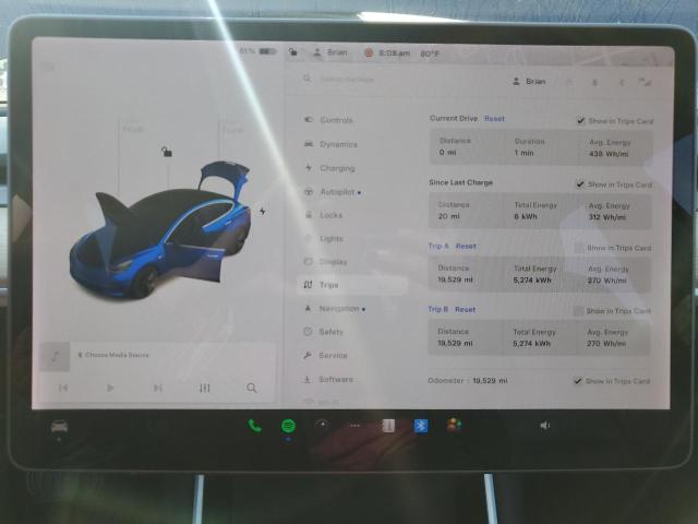 5YJ3E1EB5LF617575 Tesla MODEL 3