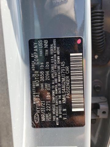 KMHLS4AG2MU179145 Hyundai ELANTRA SE