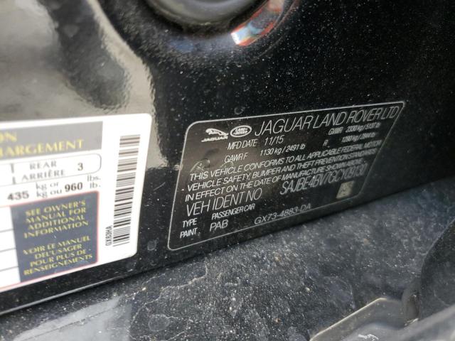 SAJBE4BV7GCY09130 Jaguar XF PRESTIG