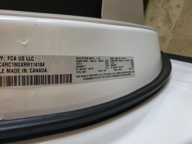 2C4RC1BGXRR114184 Chrysler PACIFICA T