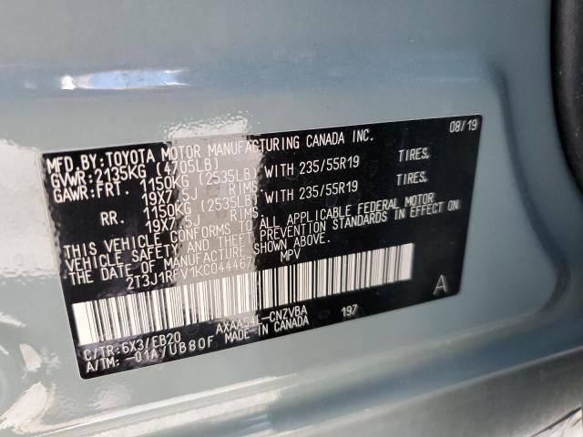 2T3J1RFV1KC044467 Toyota RAV4 ADVEN