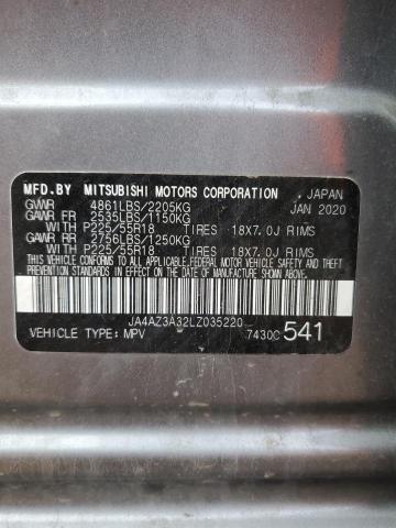 JA4AZ3A32LZ035220 Mitsubishi Outlander