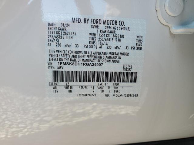 1FMSK8DH1RGA24907 Ford 1220