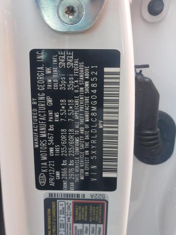 5XYRLDLC8MG048521 KIA SORENTO S