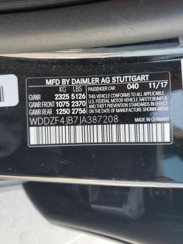 WDDZF4JB7JA387208 Mercedes-Benz E 300