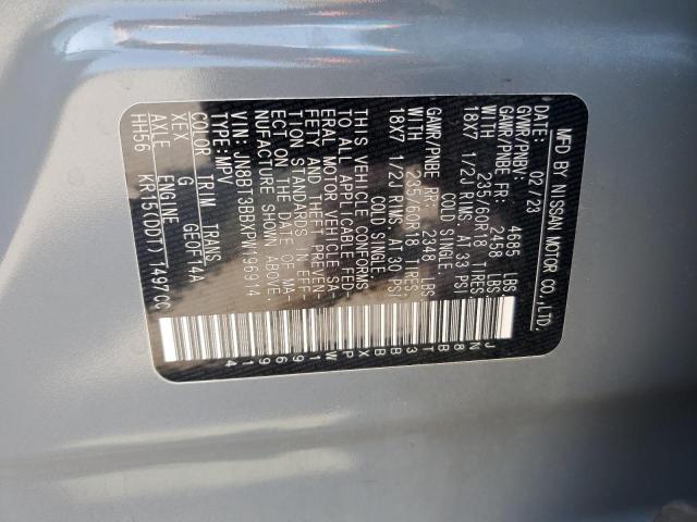 JN8BT3BBXPW196914 Nissan ROGUE SV