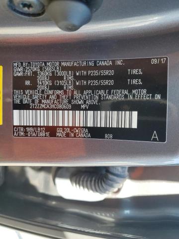 2T2ZZMCA3HC080609 Lexus RX 350 BAS
