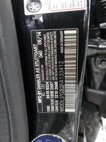 WDDLJ7GB2FA133412 Mercedes-Benz Cls 63 Amg
