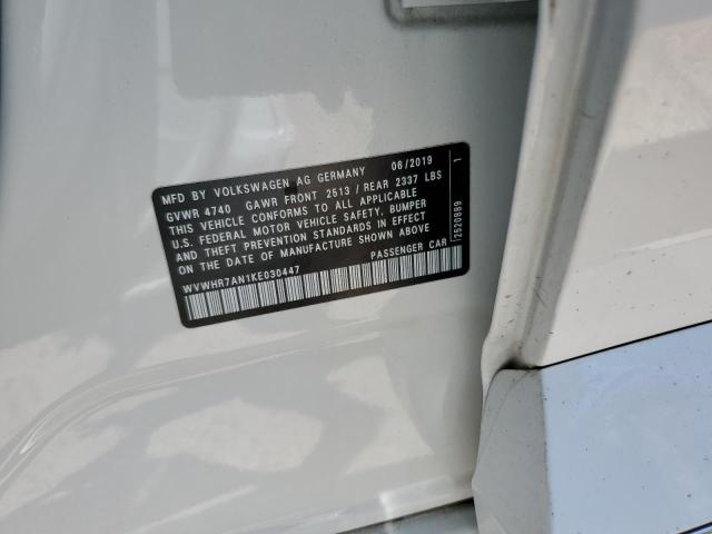 WVWHR7AN1KE030447 Volkswagen ARTEON SEL