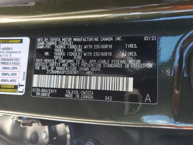 2T2BAMBA9PC006961 Lexus RX 350 BAS