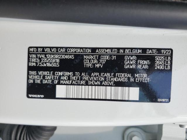 YV4L12UK8R2304645 Volvo XC40 CORE
