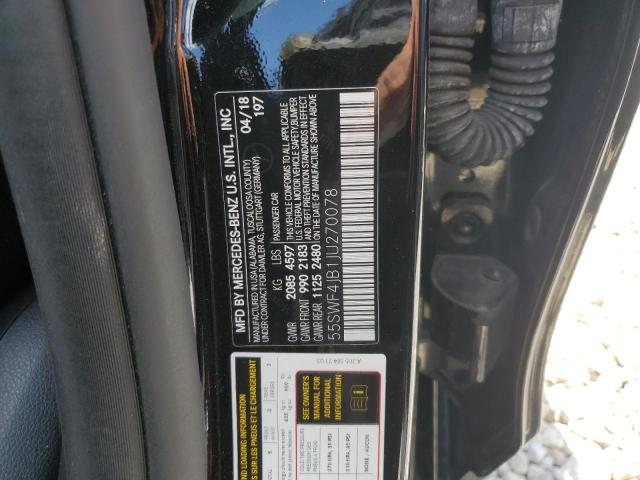 55SWF4JB1JU270078 Mercedes-Benz C 300