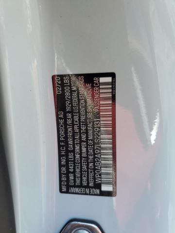 WP0AB2A97LS229131 Porsche 911 CARRER