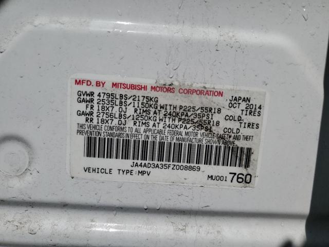 JA4AD3A35FZ008869 Mitsubishi Outlander