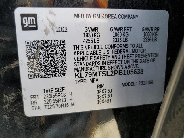 KL79MTSL2PB105638 Chevrolet TRAILBLAZE