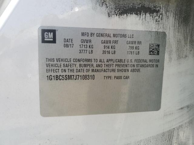 1G1BC5SM7J7108310 Chevrolet CRUZE LS