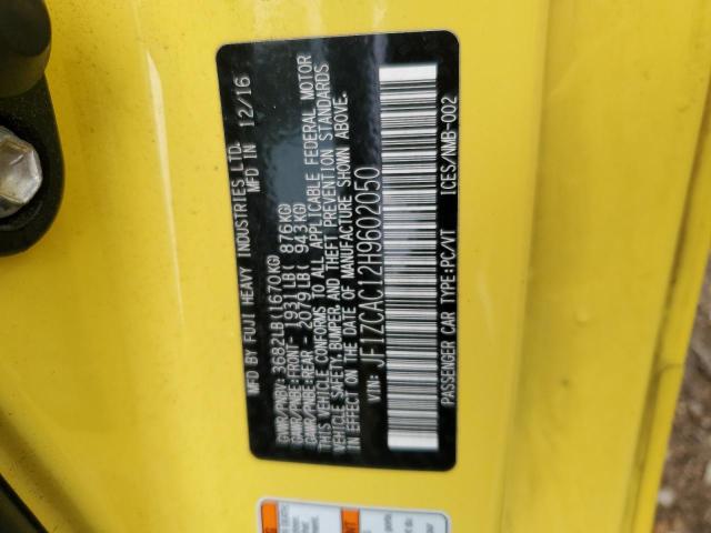 JF1ZCAC12H9602050 Subaru BRZ 2.0 LI