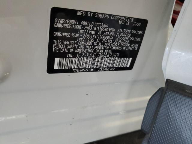 JF2SKAXC3MH443289 Subaru Forester T