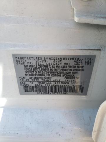 3N1AB8DV9RY230581 Nissan SENTRA SR