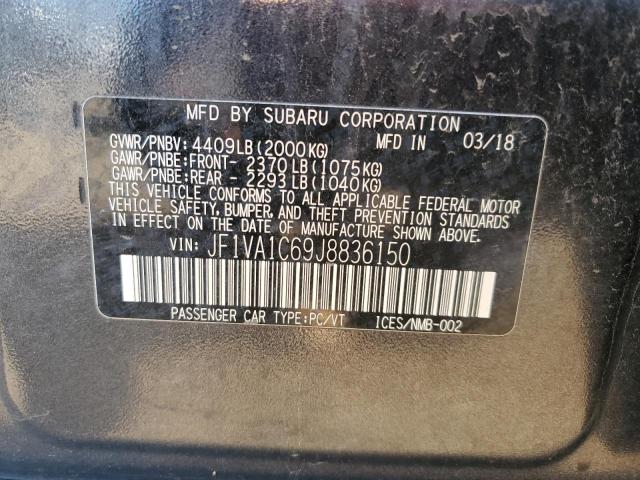 JF1VA1C69J8836150 Subaru WRX PREMIU