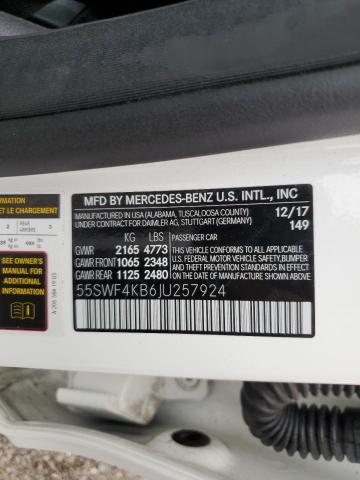 55SWF4KB6JU257924 Mercedes-Benz C 300 4MAT