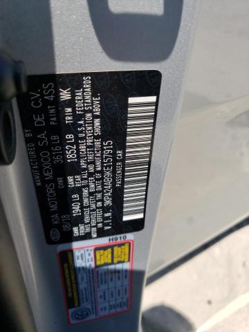 3KPA24AB9KE157915 KIA RIO S