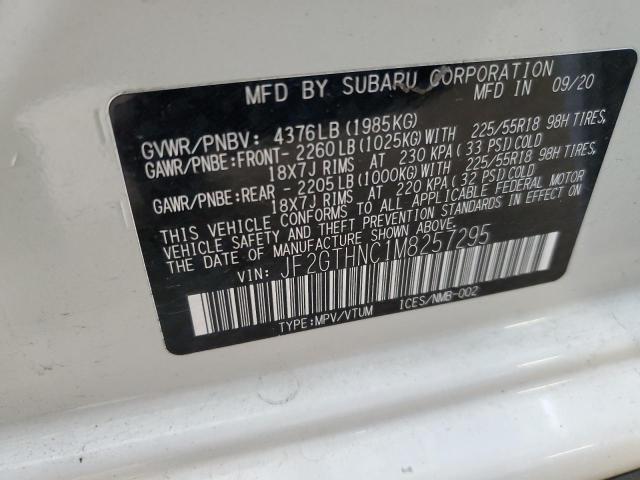 JF2GTHNC1M8257295 Subaru Crosstrek
