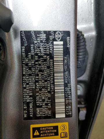 4T4BF1FK9GR583968 Toyota CAMRY LE