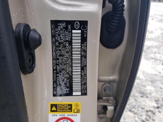 JTHBK1GG9F2191070 Lexus ES 350