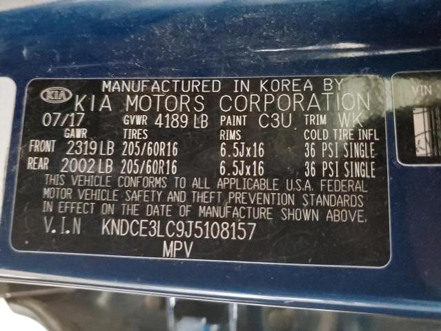 KNDCE3LC9J5108157 KIA NIRO TOURI
