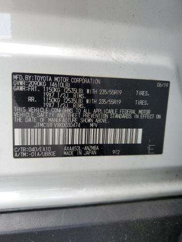 JTMC1RFVXKD030474 Toyota RAV4 XLE P